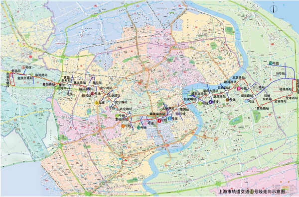 上海地铁14号线最新线路图，城市脉络的新拓展